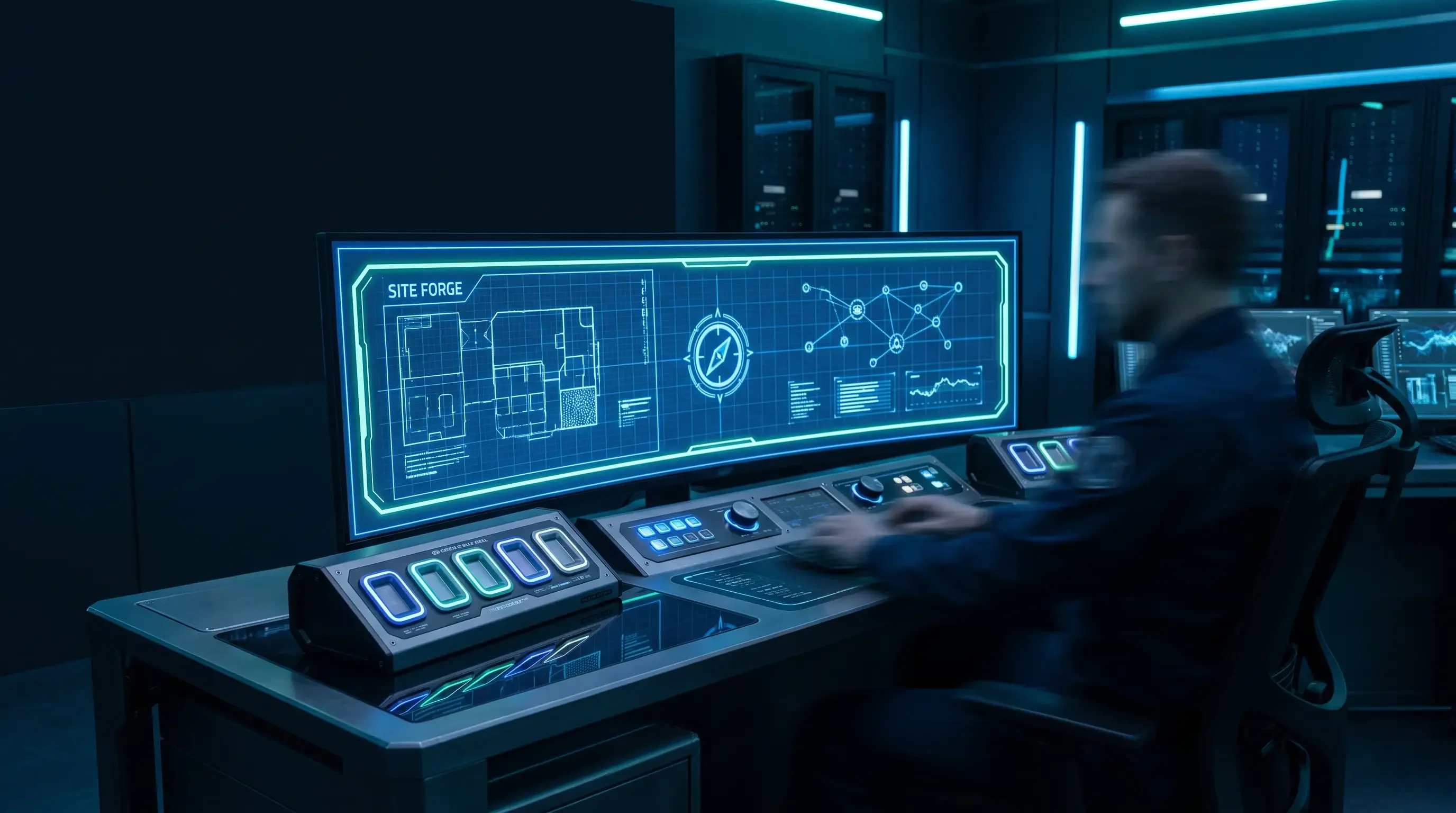 Creytix Forge — Site Forge intake and fleet control plane hero